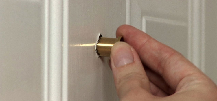 peephole door repair in East Lake