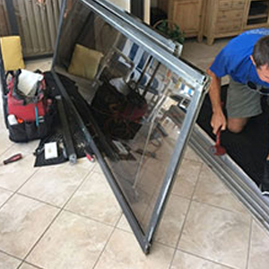 sliding glass door frame repair East Lake